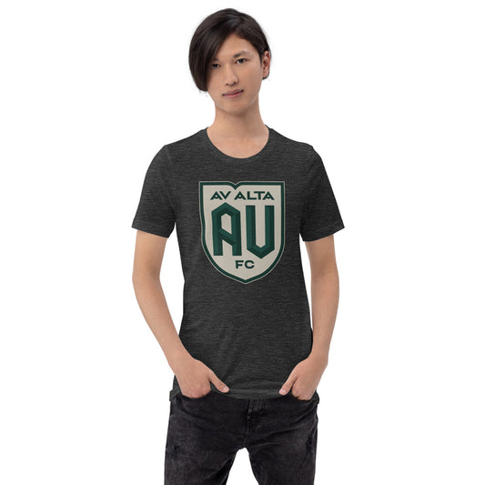 Av alta fc crest adult t-shirt - dark grey heather