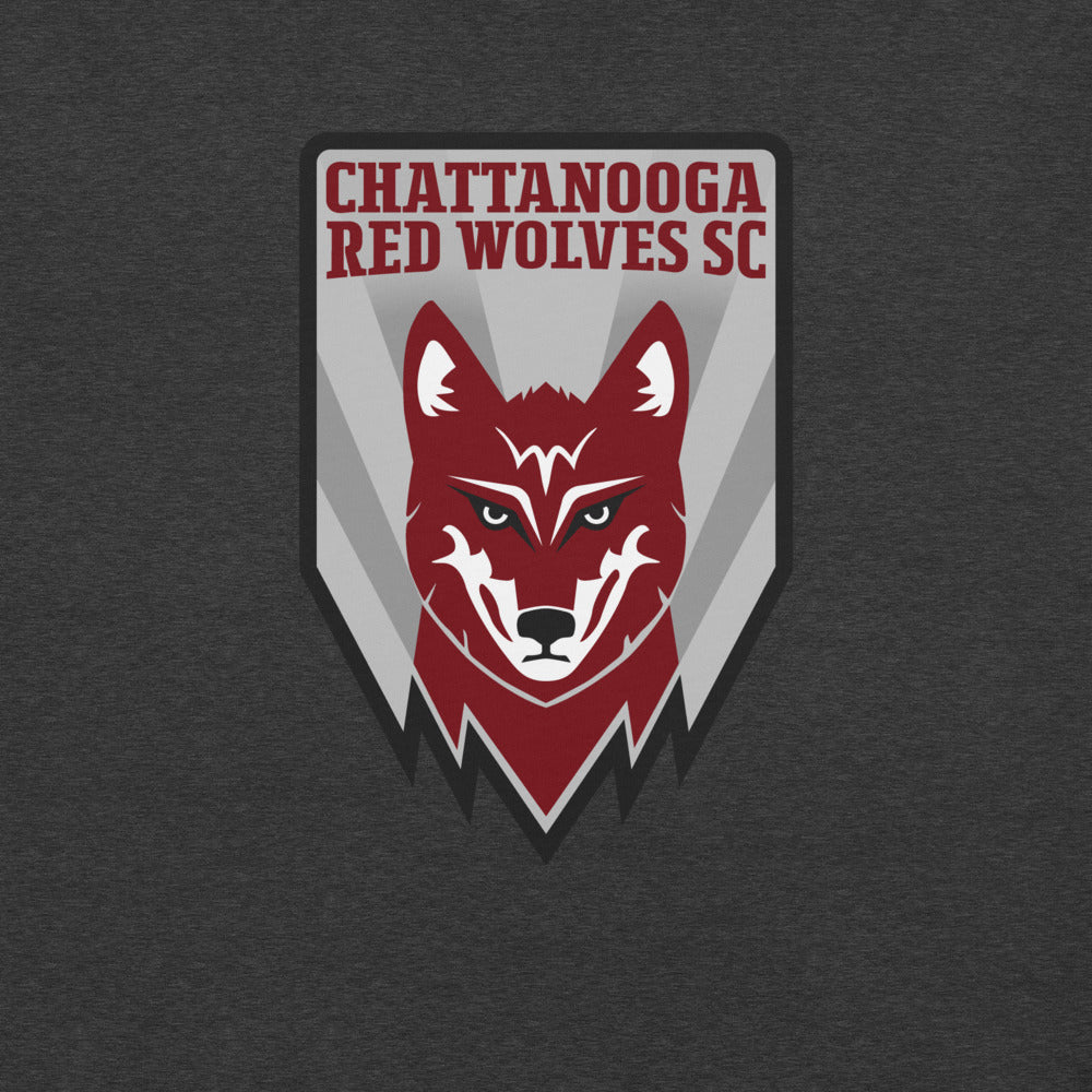 Chattanooga Red Wolves SC Crest Adult T-Shirt