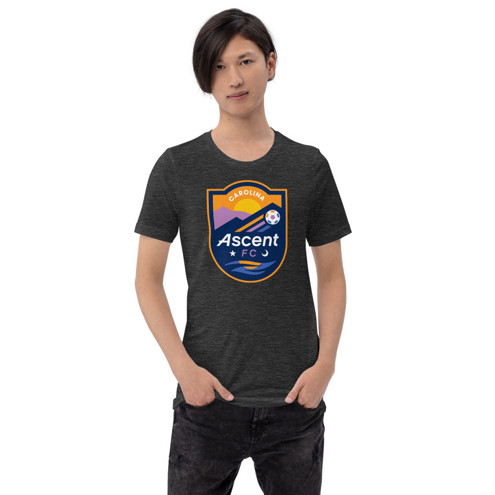 Carolina Ascent FC Crest Adult T-Shirt