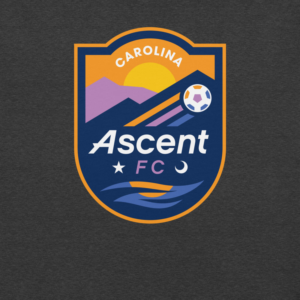 Carolina Ascent FC Crest Adult T-Shirt