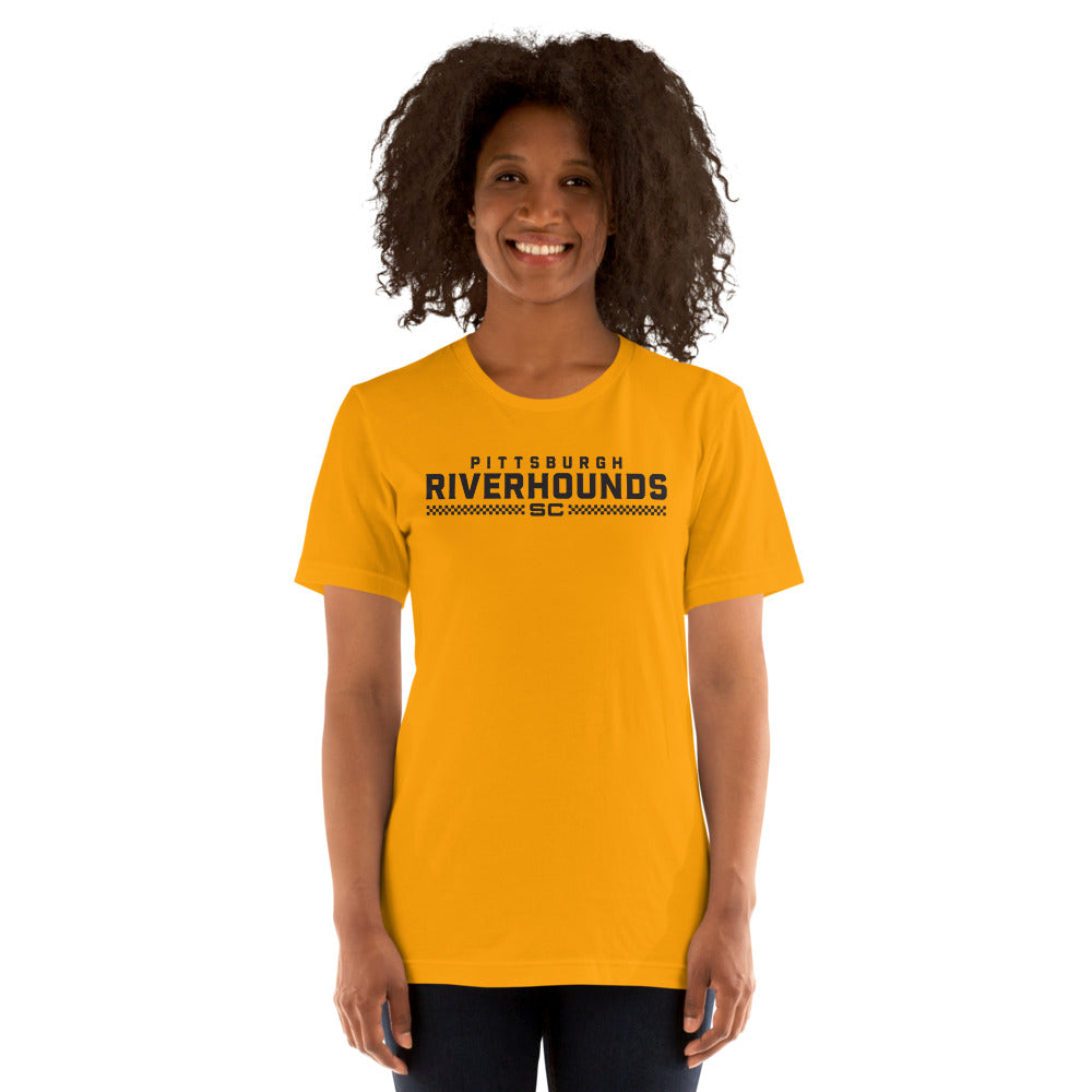 Pittsburgh Riverhounds SC Wordmark Adult T-Shirt