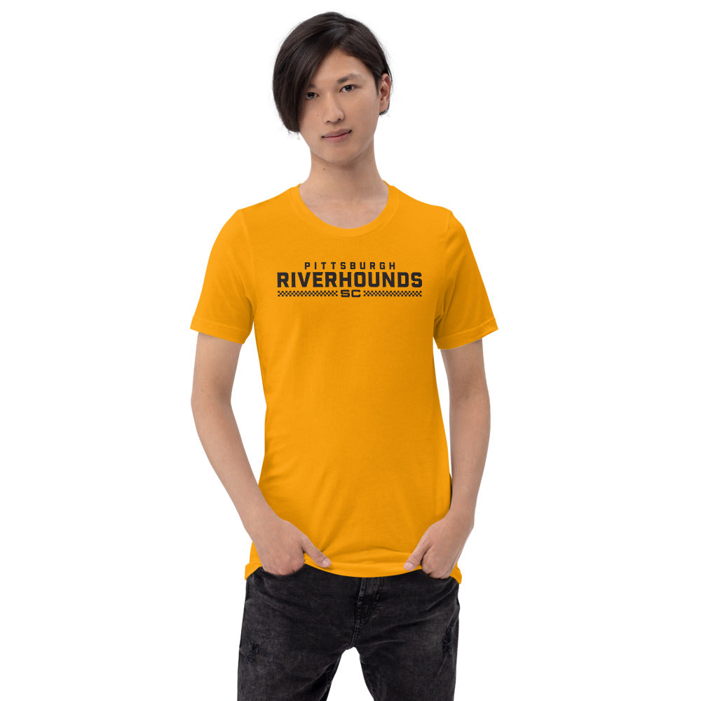 Pittsburgh Riverhounds SC Wordmark Adult T-Shirt