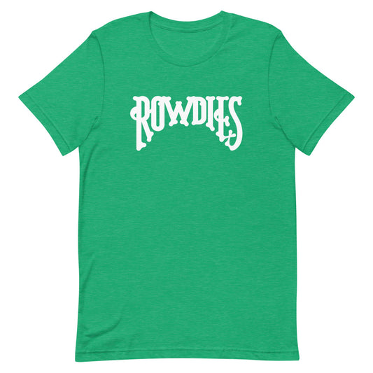 Tampa bay rowdies wordmark adult t-shirt - heather kelly