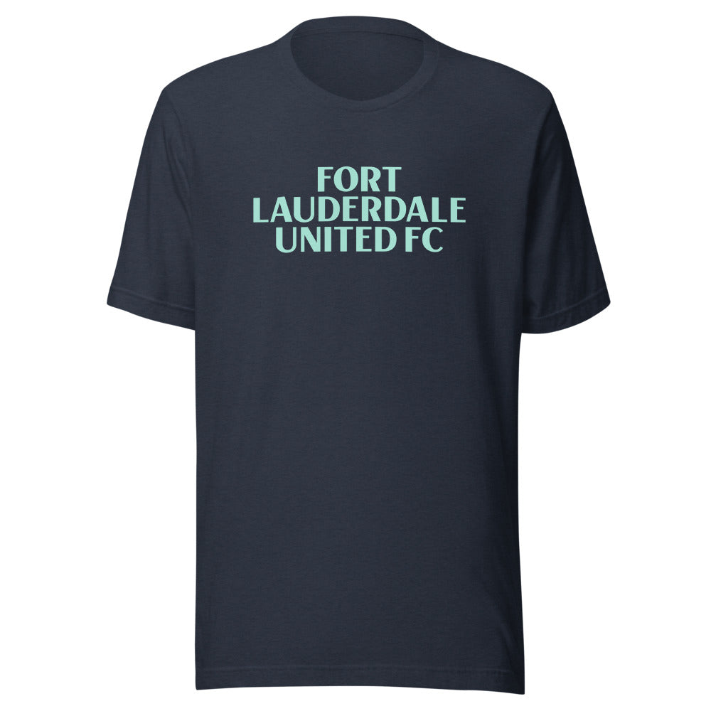 Fort Lauderdale United Wordmark Adult T-Shirt