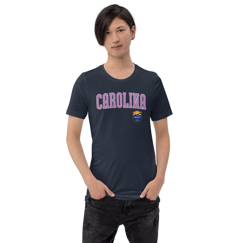 Carolina Ascent FC Wordmark Adult T-Shirt