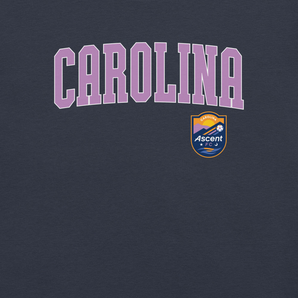 Carolina Ascent FC Wordmark Adult T-Shirt