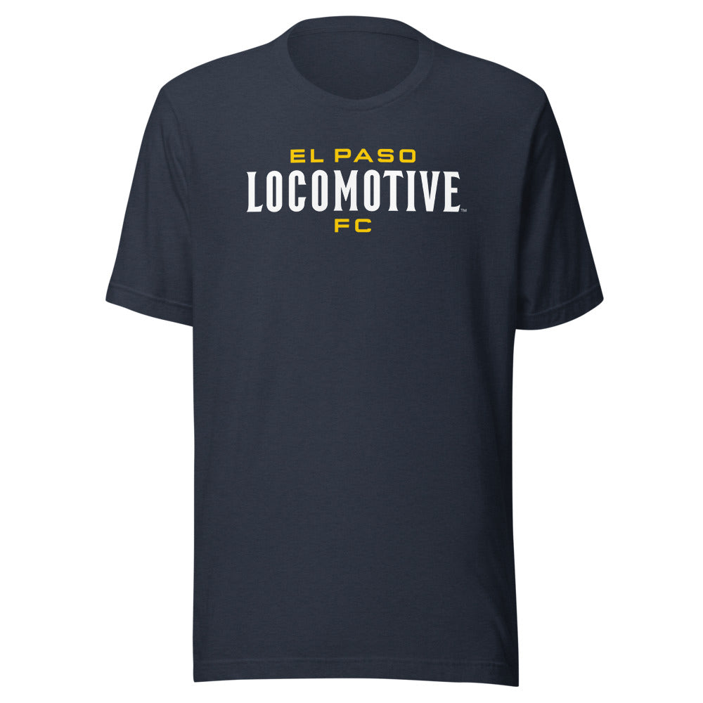 El Paso Locomotive Wordmark Adult T-Shirt