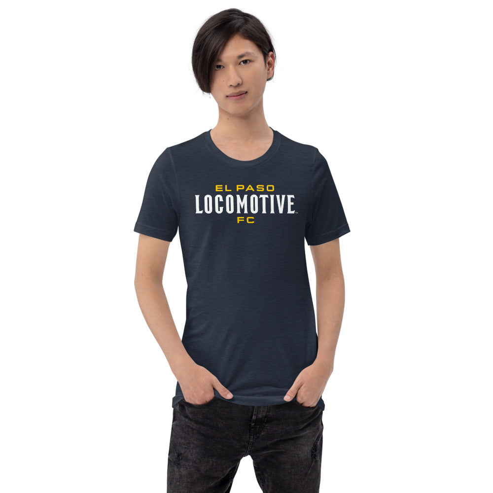 El Paso Locomotive Wordmark Adult T-Shirt