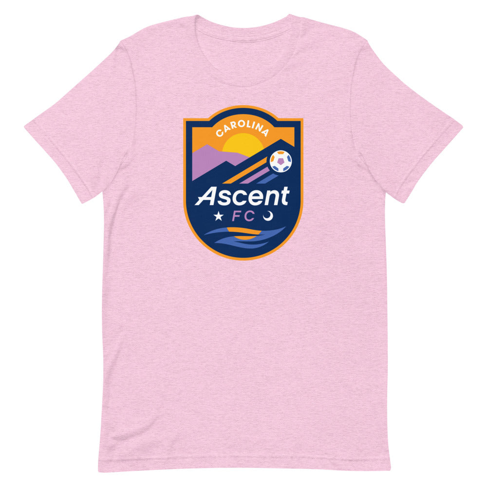 Carolina Ascent FC Crest Adult T-Shirt