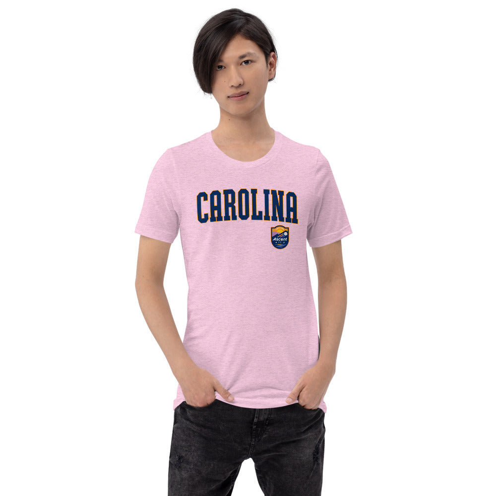 Carolina Ascent FC Wordmark Adult T-Shirt