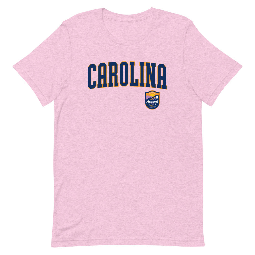 Carolina Ascent FC Wordmark Adult T-Shirt