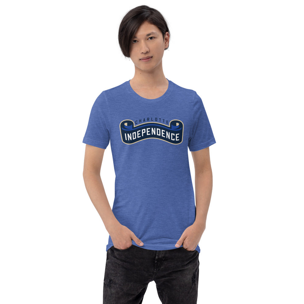 Charlotte Independence Wordmark Adult T-Shirt