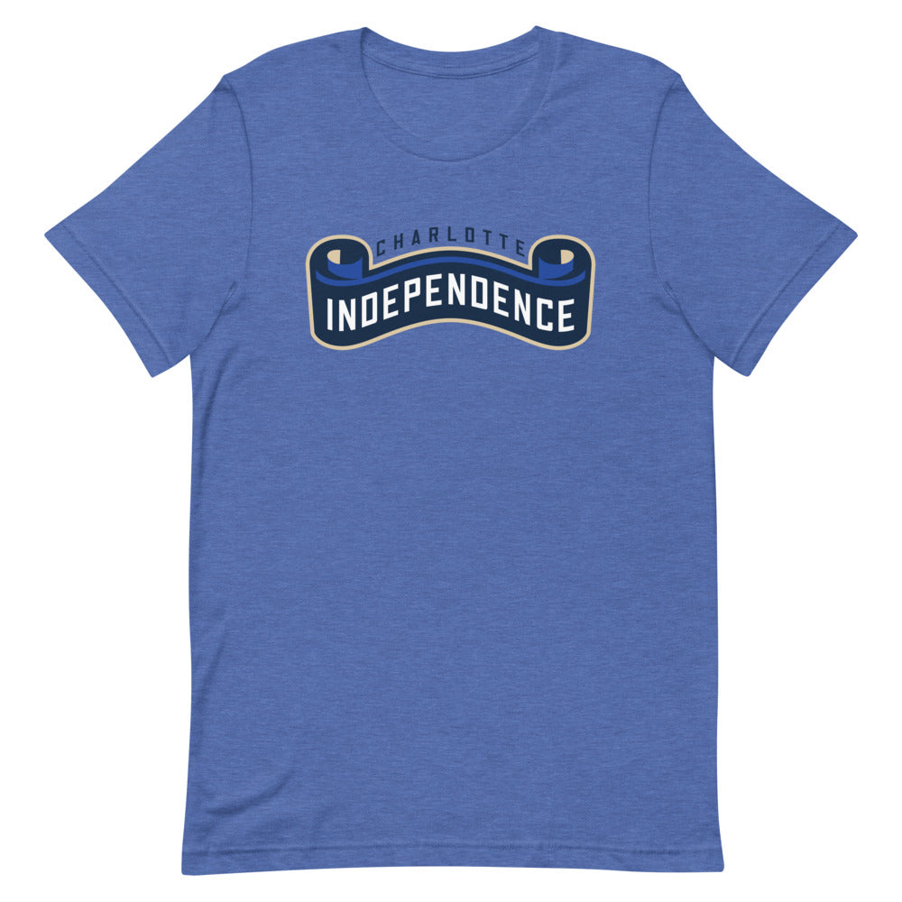 Charlotte Independence Wordmark Adult T-Shirt