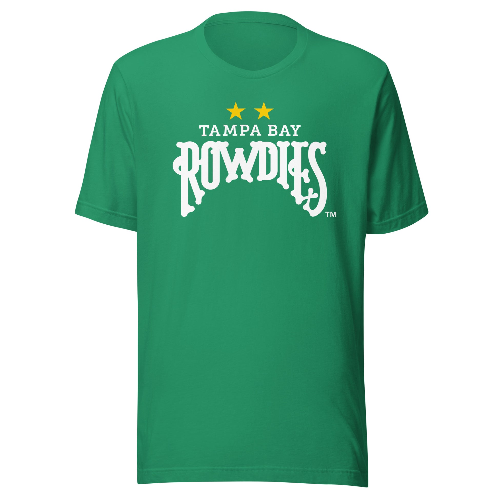 Tampa Bay Rowdies Crest Adult T-Shirt Kelly