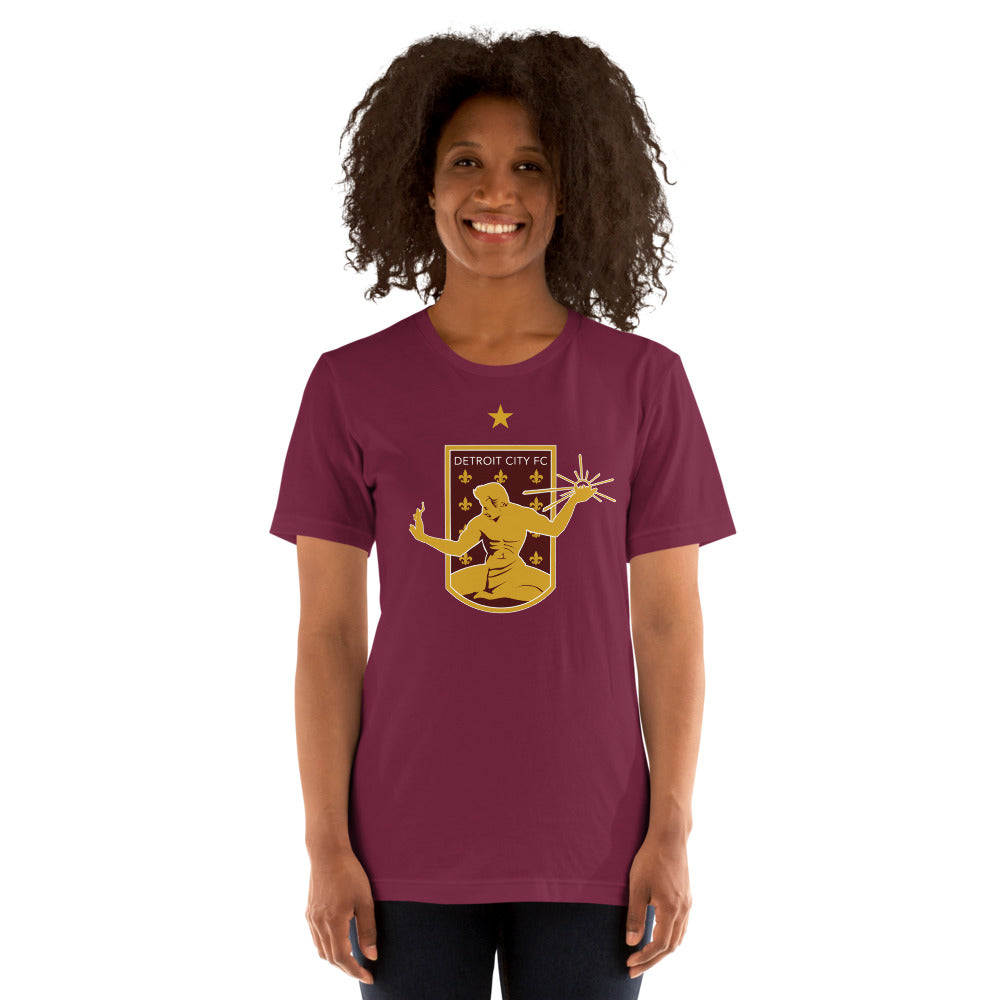 Detroit City FC Crest Adult T-Shirt