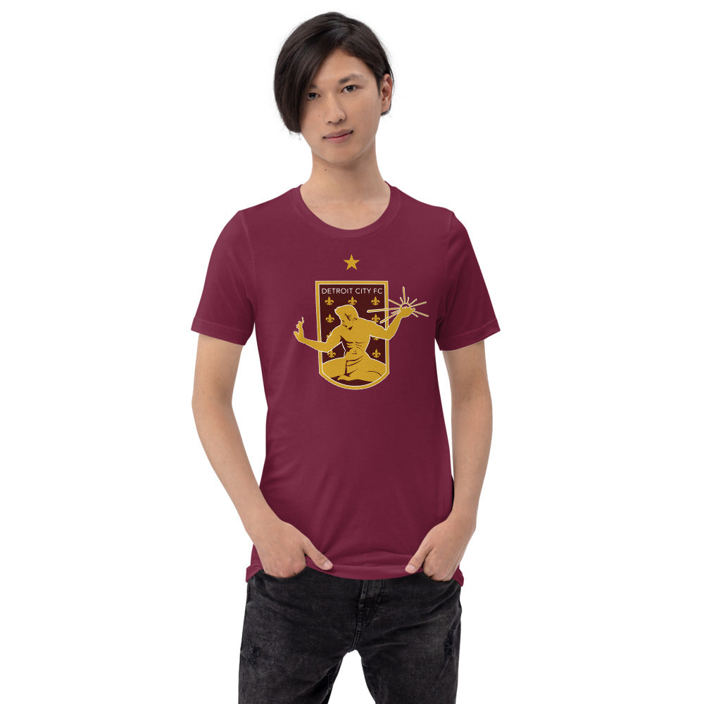 Detroit City FC Crest Adult T-Shirt