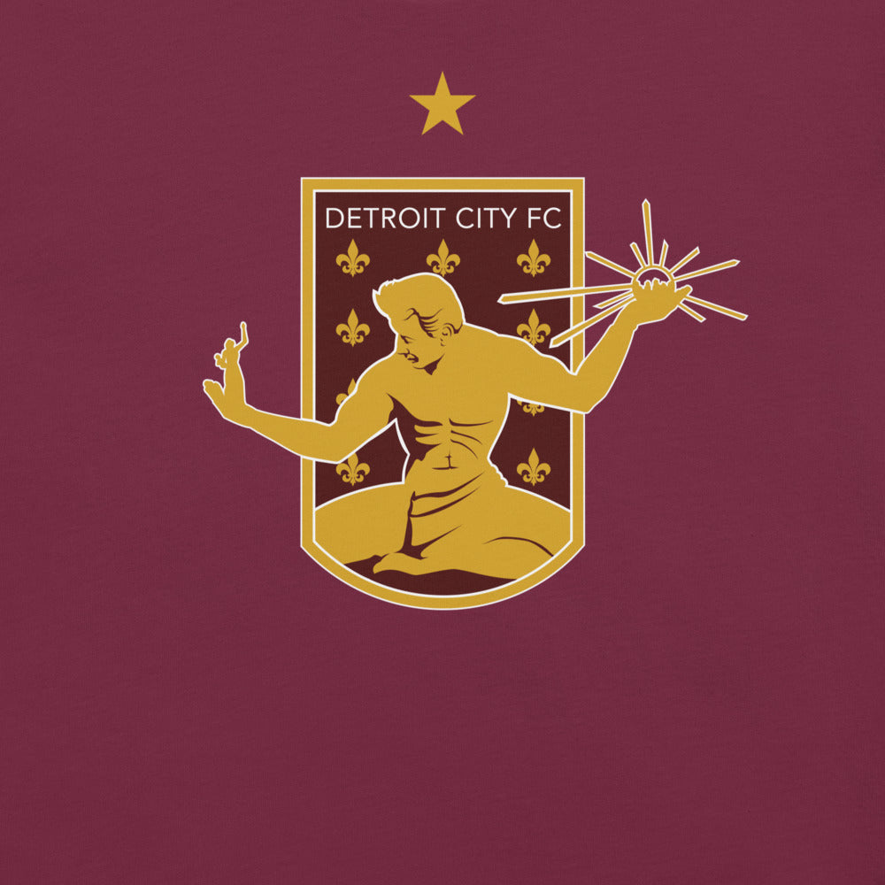 Detroit City FC Crest Adult T-Shirt