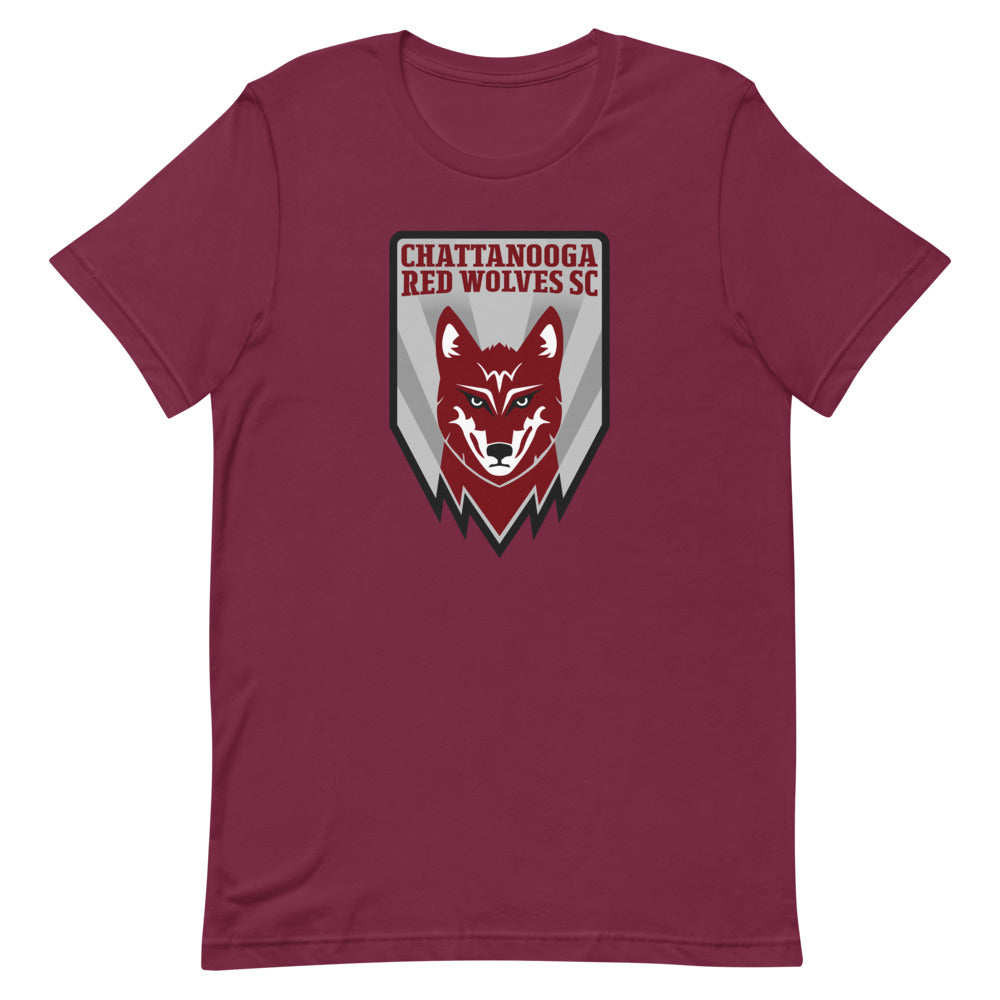 Chattanooga Red Wolves SC Crest Adult T-Shirt