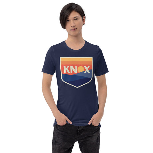 One knoxville sc crest adult short sleeve t-shirt - navy