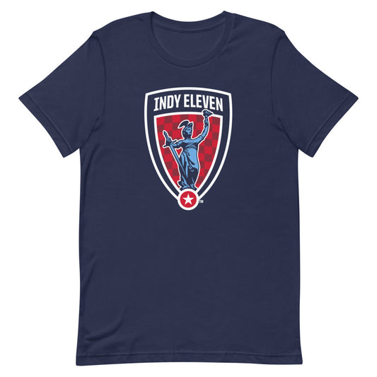 Indy eleven crest adult t-shirt - navy