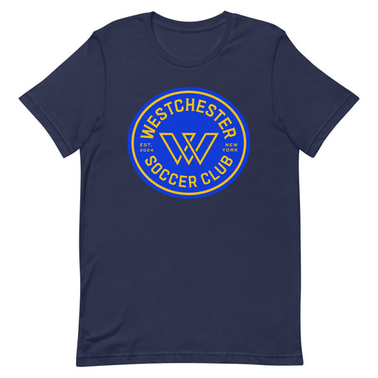 Westchester sc crest adult t-shirt - navy