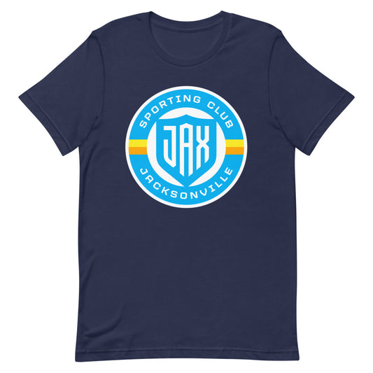 Sporting jax crest adult t-shirt - navy