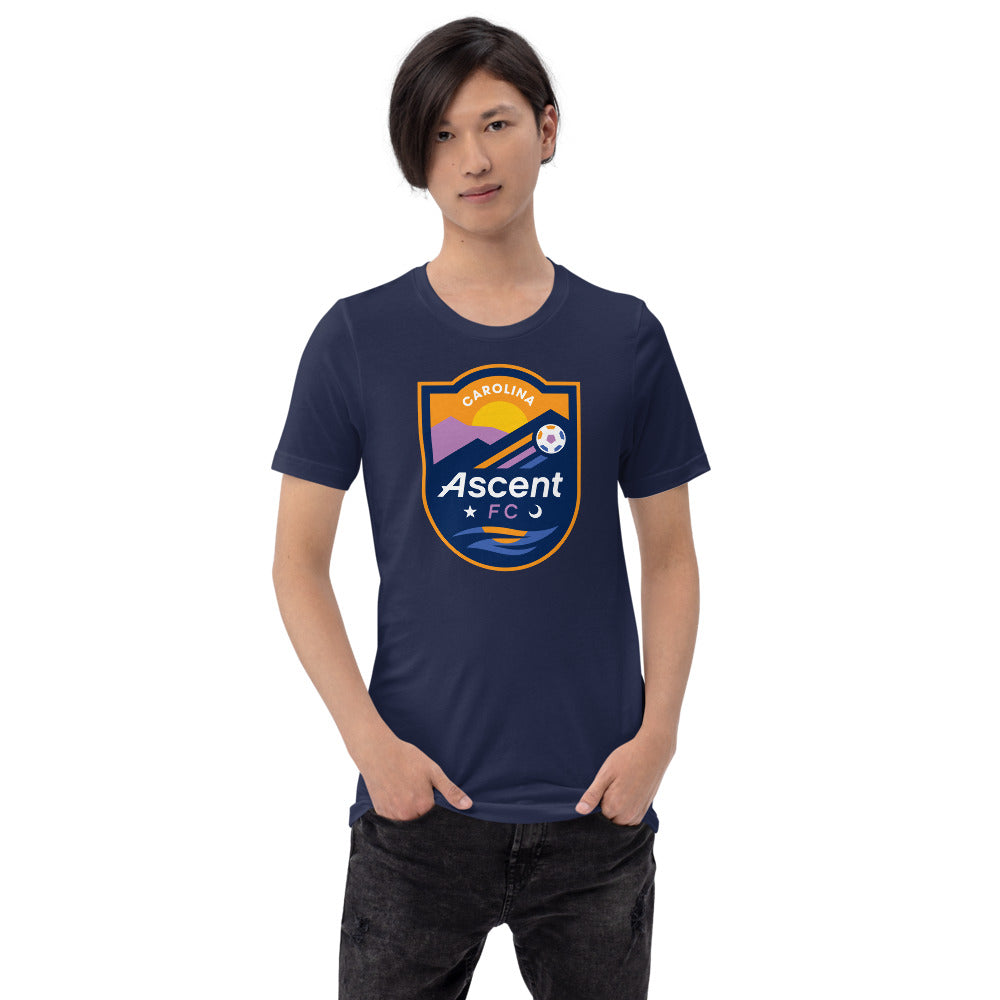 Carolina Ascent FC Crest Adult T-Shirt