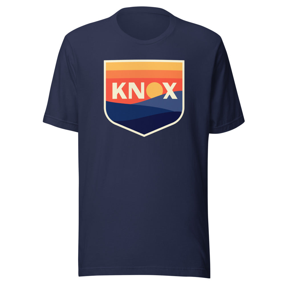 One Knoxville SC Crest Adult Short Sleeve T-Shirt Navy