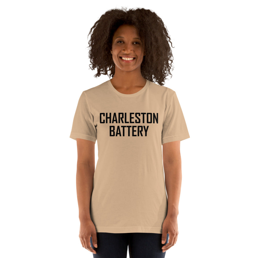 Charleston Battery Wordmark Adult T-Shirt