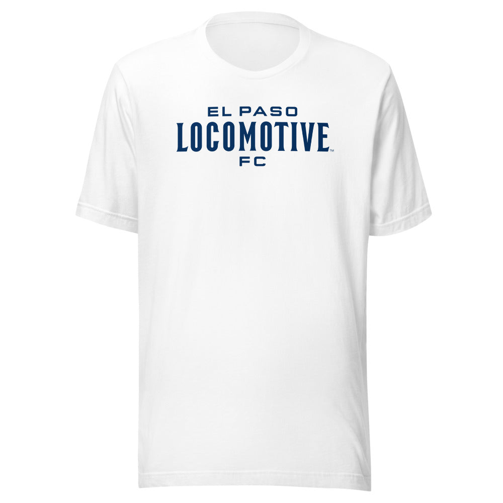 El Paso Locomotive Wordmark Adult T-Shirt