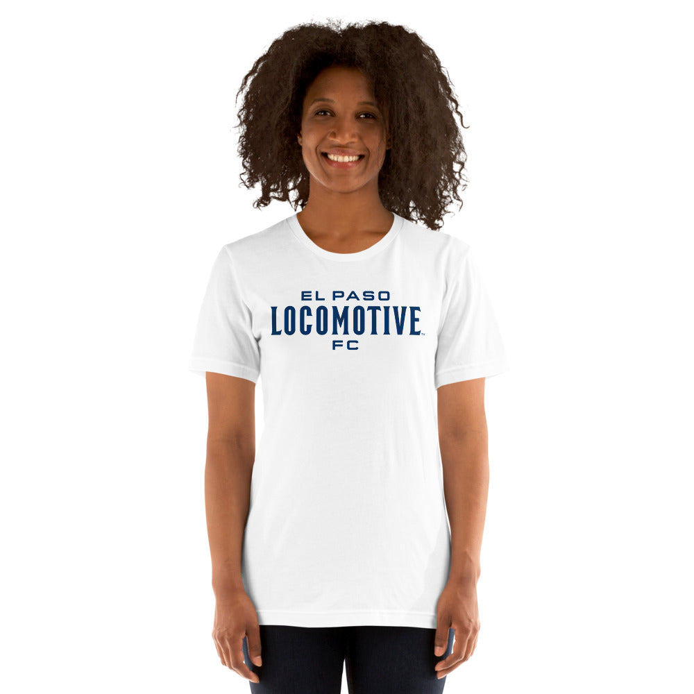 El Paso Locomotive Wordmark Adult T-Shirt