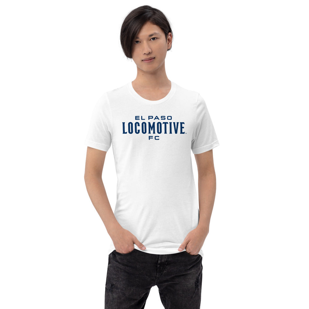 El Paso Locomotive Wordmark Adult T-Shirt