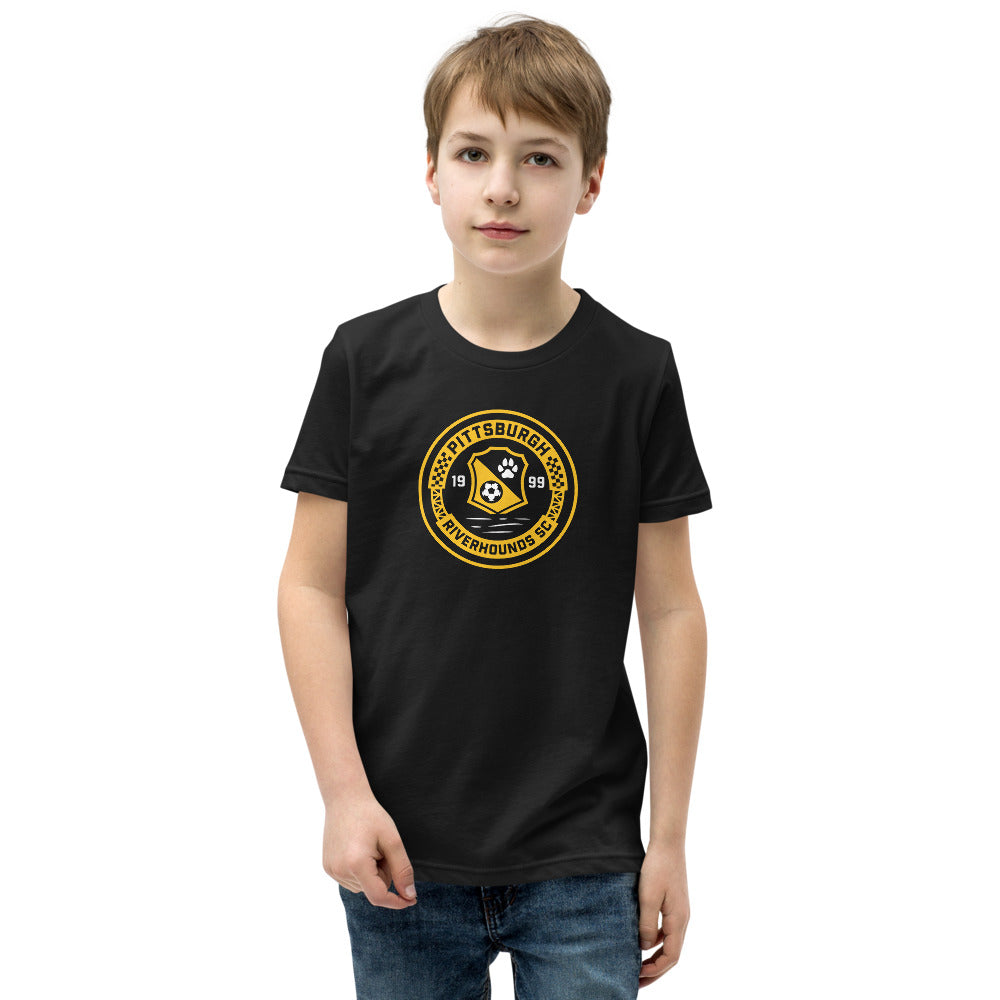 Pittsburgh Riverhounds SC Crest Kids T-Shirt