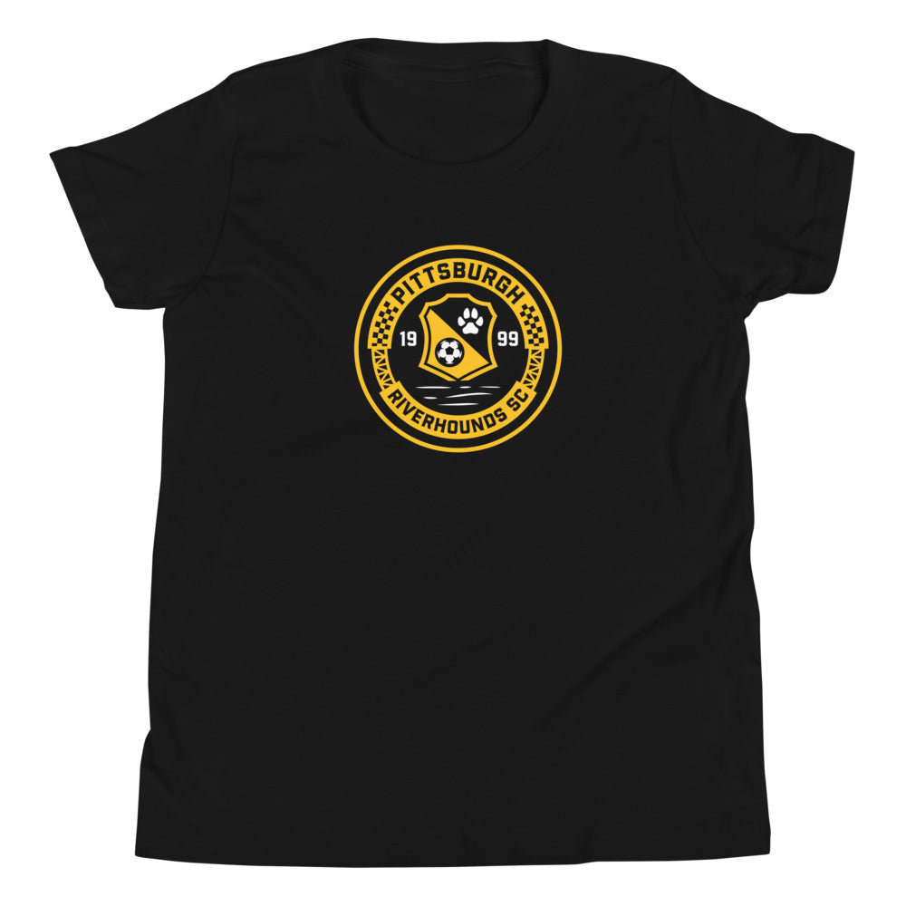 Pittsburgh Riverhounds SC Crest Kids T-Shirt