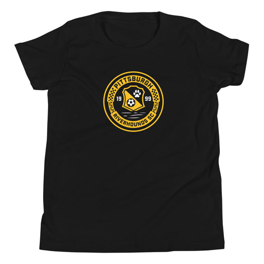 Pittsburgh Riverhounds SC Crest Kids T-Shirt