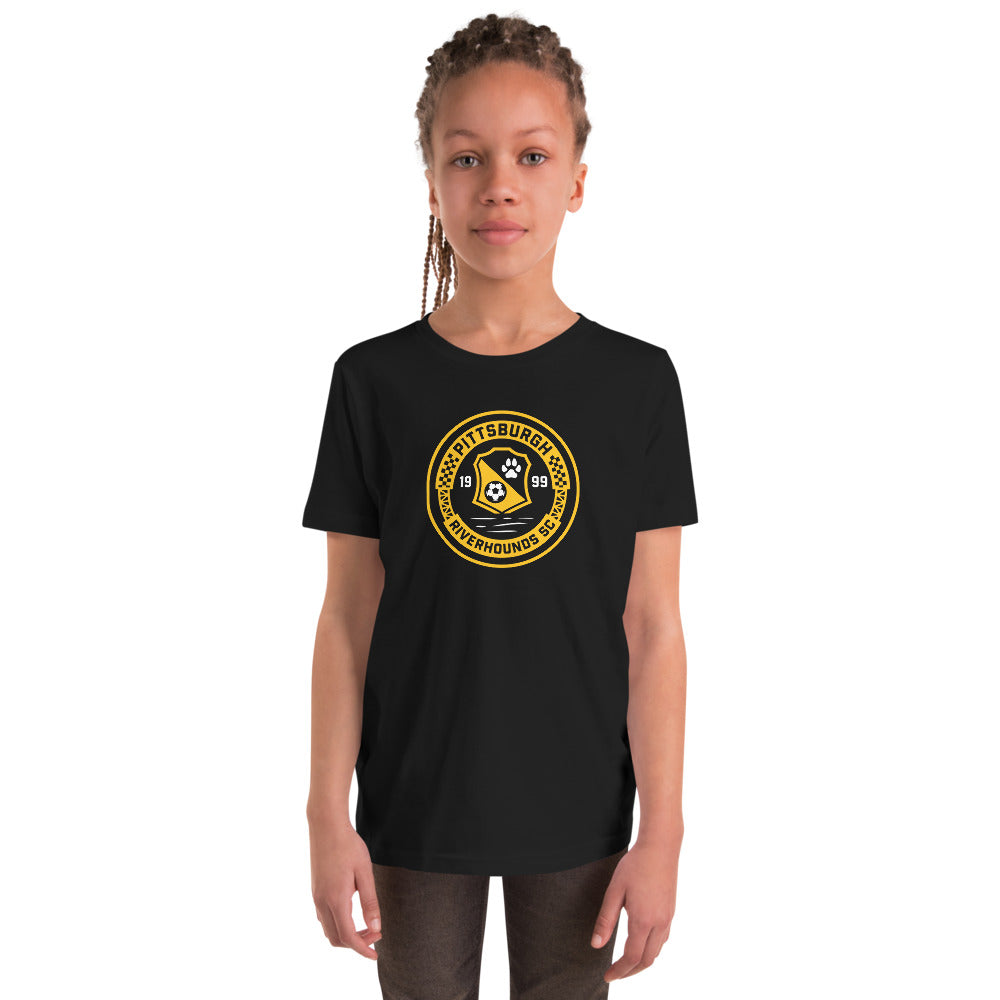 Pittsburgh Riverhounds SC Crest Kids T-Shirt