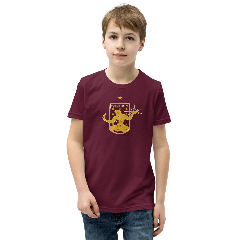 Detroit City FC Crest Kids T-Shirt