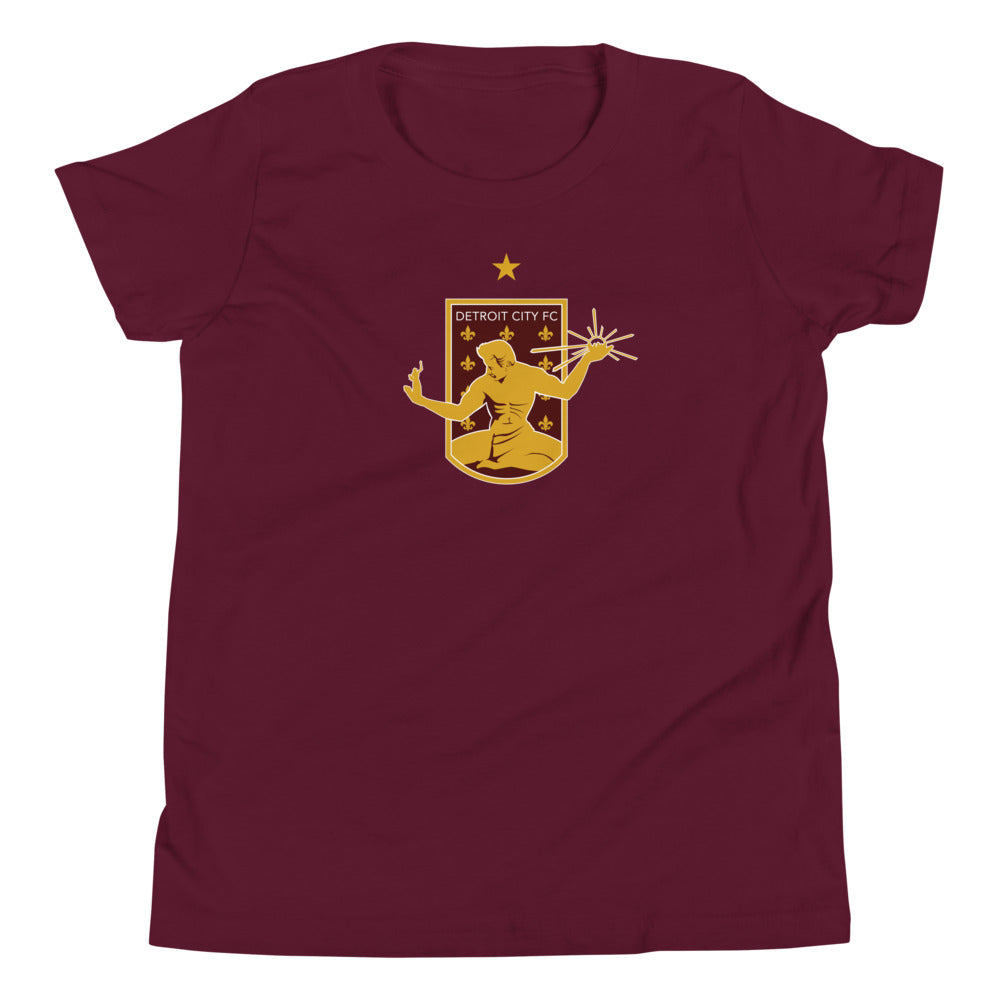 Detroit City FC Crest Kids T-Shirt