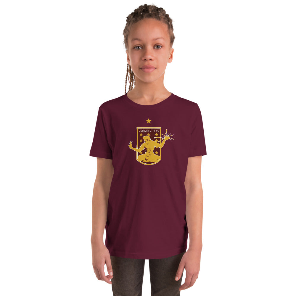 Detroit City FC Crest Kids T-Shirt