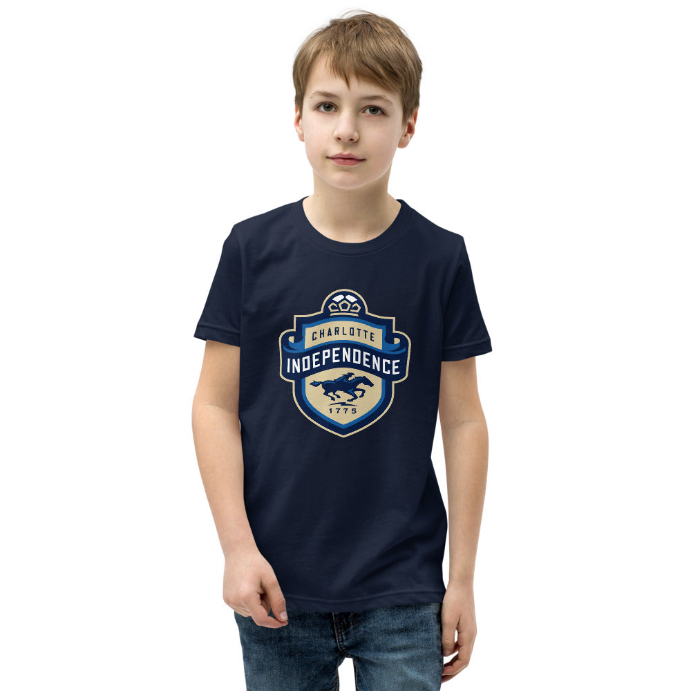 Charlotte Independence Crest Kids T-Shirt