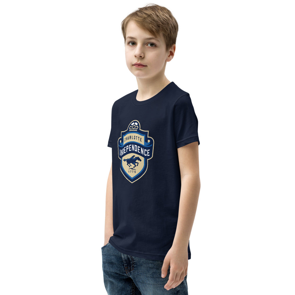 Charlotte Independence Crest Kids T-Shirt