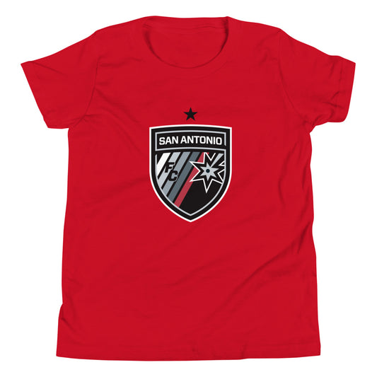San Antonio FC Crest Kids T-Shirt Red