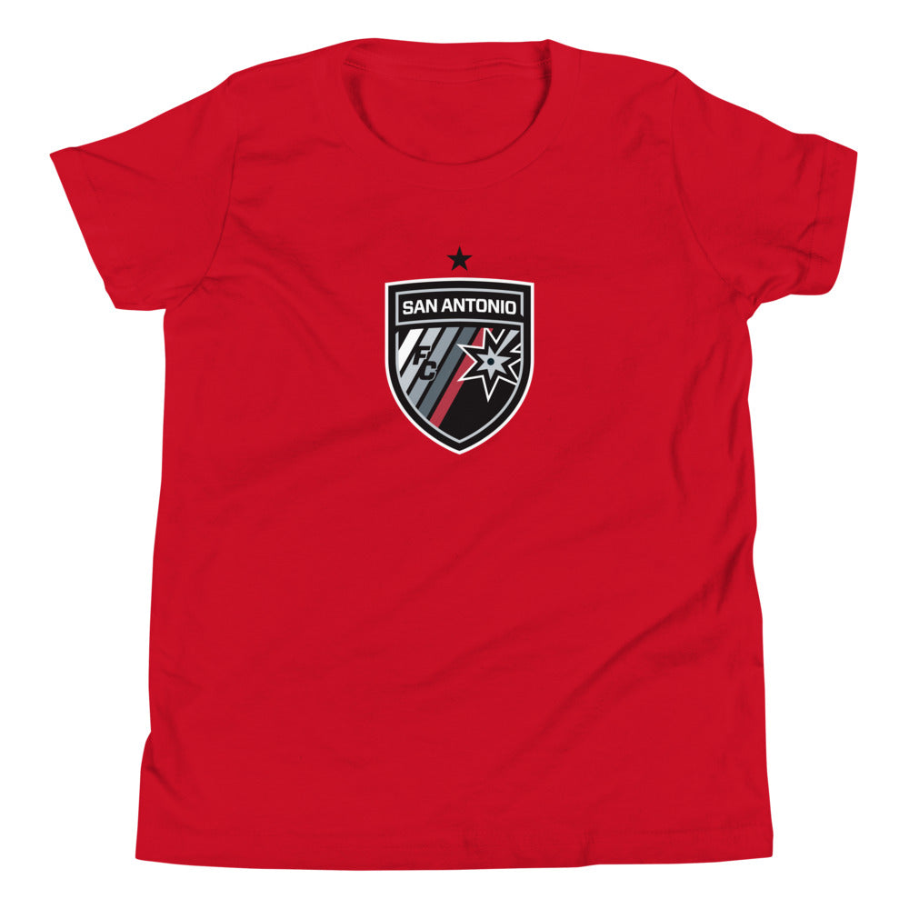 San Antonio FC Crest Kids T-Shirt Red