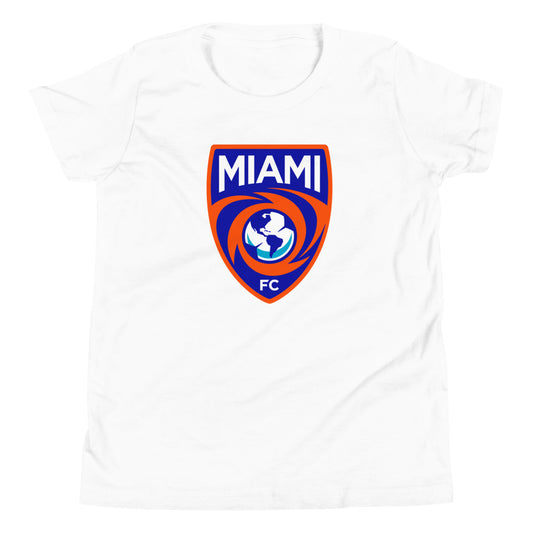 Miami fc crest kids t-shirt - white