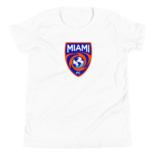 Miami fc crest kids t-shirt - white